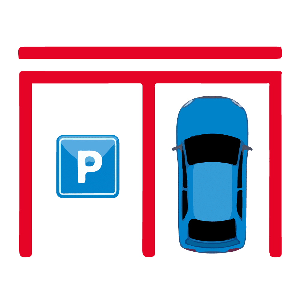 Parkplätze vorhanden